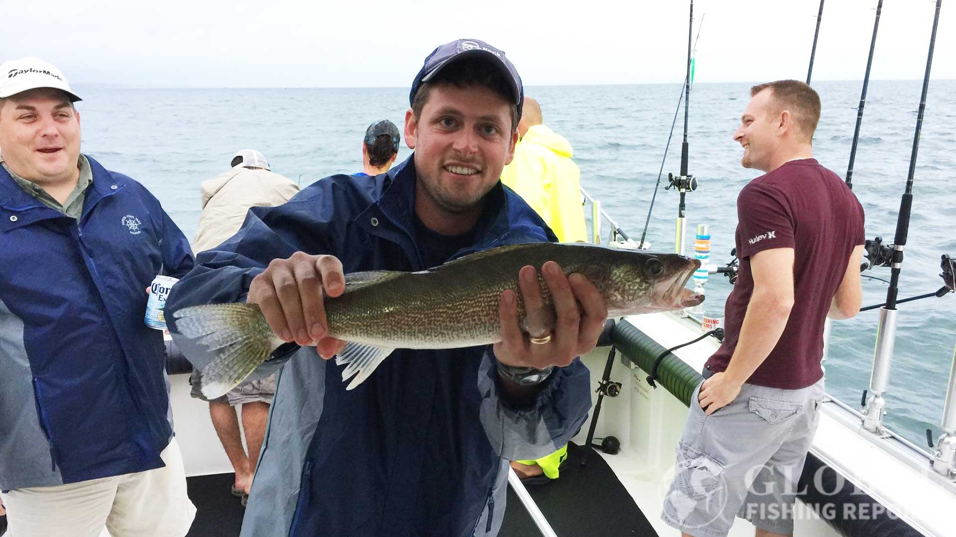 Trolling for Walleye in Lake Erie