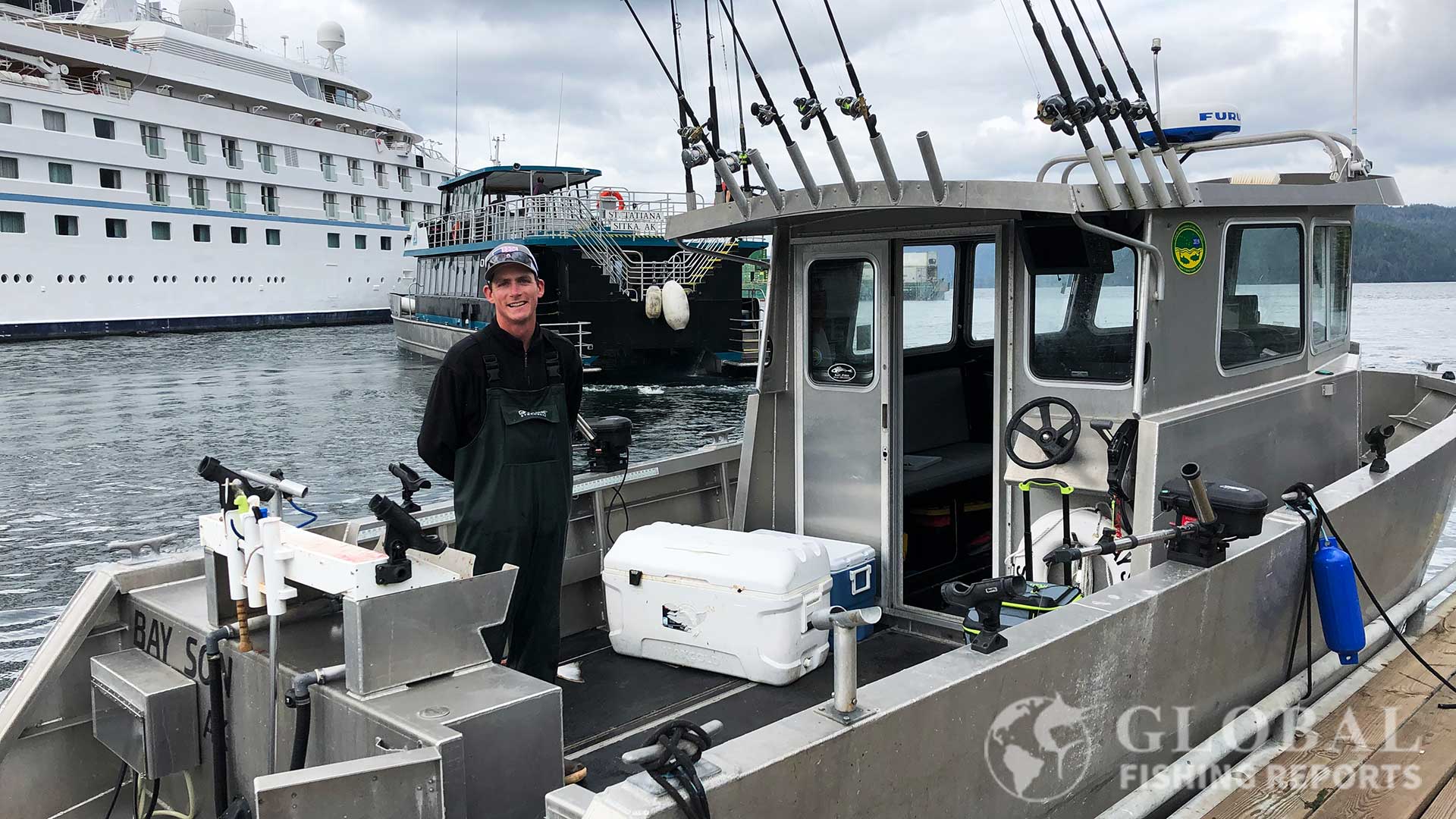 Captain Cody running fishing charters in Alaska